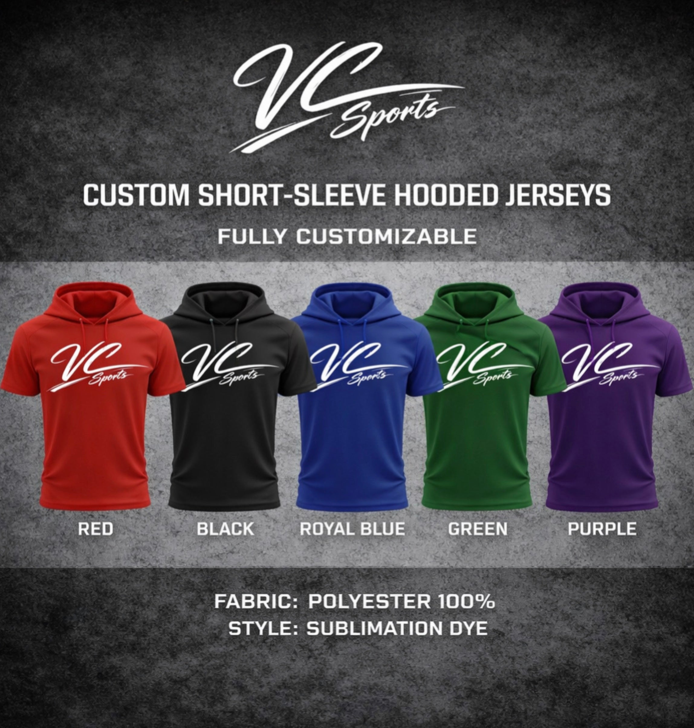 VC Sports Hooded Jersey